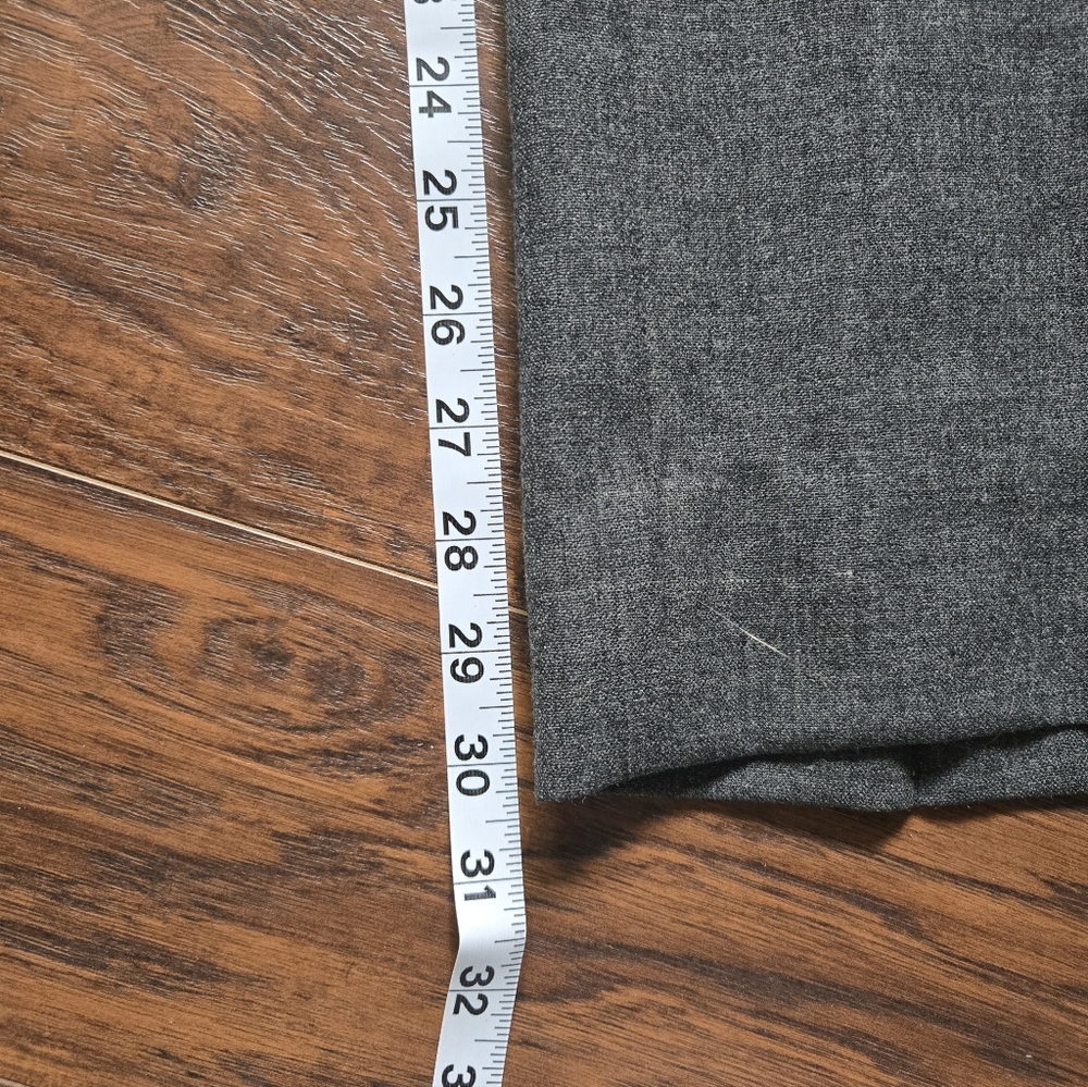 Vintage Men's Bootcut/Flared Wool Pleated Trousers 34 × 30 - Picture 4 of 6